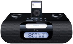 ILUV I277BLK DOCKING SPEAKERS WITH BLUETOOTH® (BLACK)