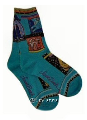Laurel Burch Mythical Dogs Socks