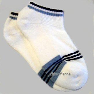 K.Bell Navy Stripe Footie