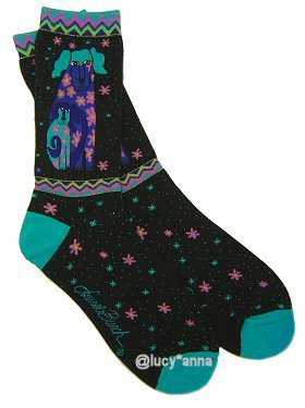 Laurel Burch Dog and Doggie Socks