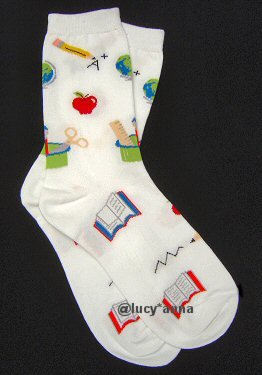 K.Bell Teacher Socks White