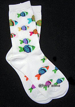 K.Bell Rainbow Fish Socks