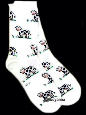K.Bell Grazing Cows Socks