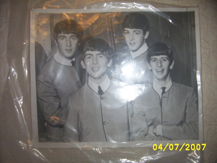 Beatles Photo black & white young Beatles Picture