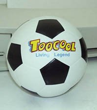 rubber soccer ball