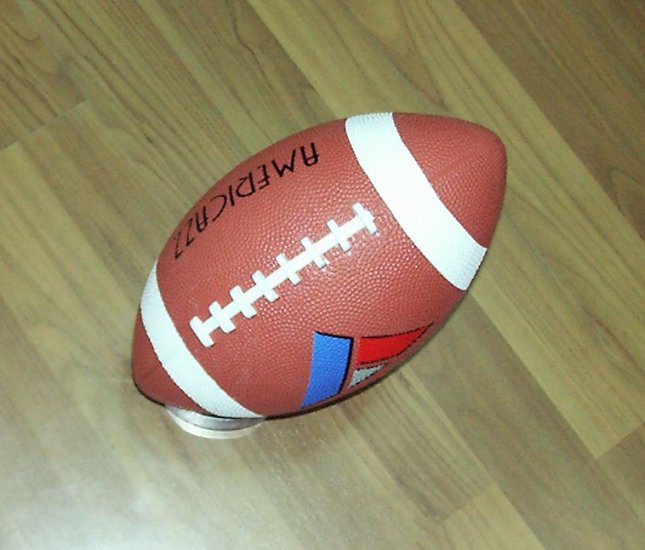 rubber American football