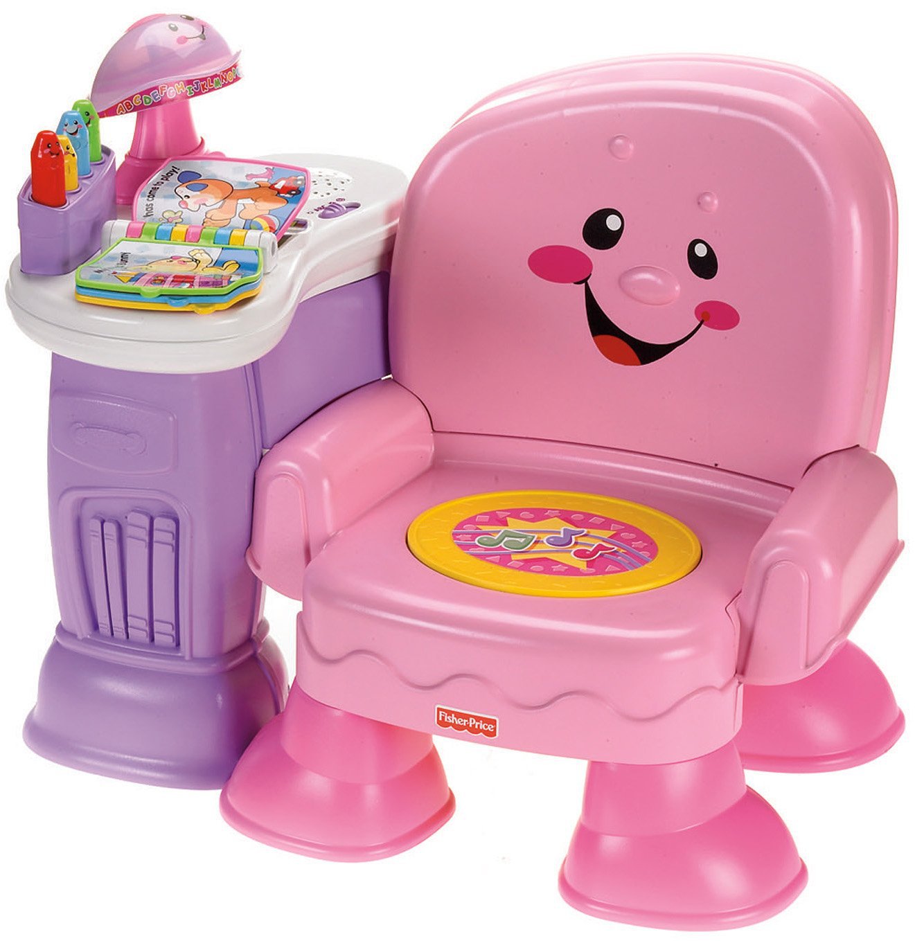 Fisher Price Laugh Learn Musical Learning Chair Pink