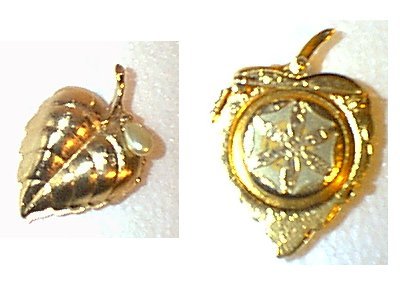 Avon Gold Tone Heart Locket Perfume Pin Brooch