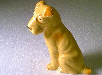 Ceramic Terrier ? Made in Japan Figurine Ornament