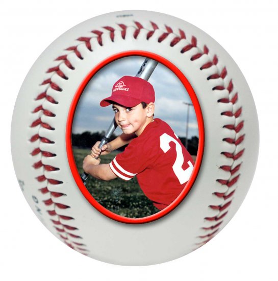 Personalized Photo Baseball- Gift Idea, Award or Trophy