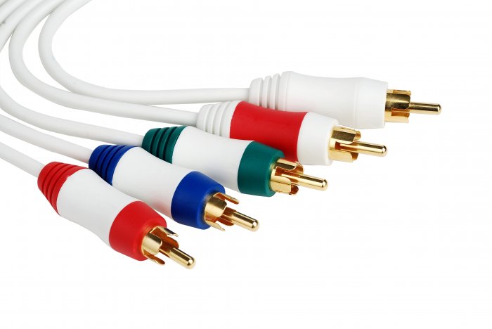 24K Gold Wii Component Cable HD 480p