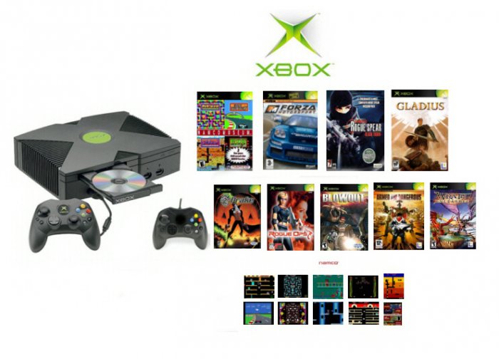 Xbox "Super Bundle" - 18 Classic Games + 2 Controllers