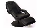 Home Pride 3 Speed Leather Massage Chair with 360-Degree Swivel Base
