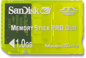 Sandisk 1GB Gaming Memory Stick PRO Duo
