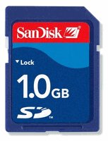 SanDisk 1 GB Secure Digital Memory Card