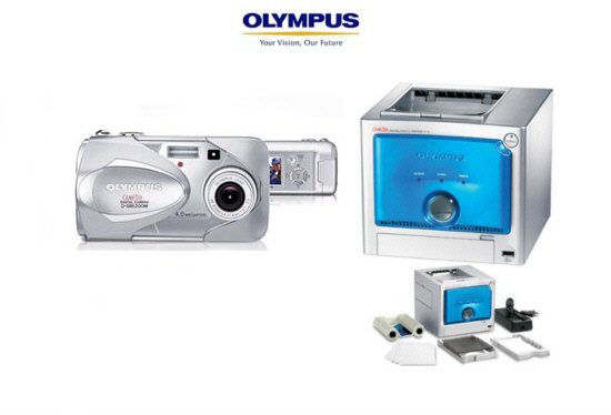 Olympus D580 4.0 MP Digi Camera + Olympus P10 Digi Printer Combo