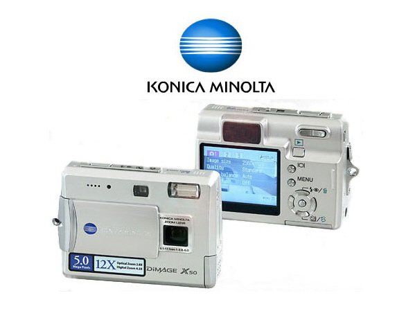 Konica-Minolta Dimage X50 Pocket Size - 5.4 Mp 2.8x Optical4.3x Digi Zoom Digi Camera