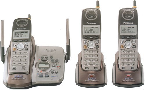Panasonic KX-TG5433-M 5.8GHz 3 Handset Digital Cordless System