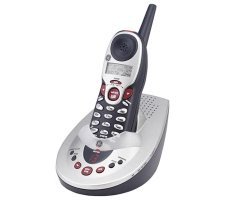 GE 5.8 GHz Cordless Phone with Digital Messaging & Call Waiting Caller ID