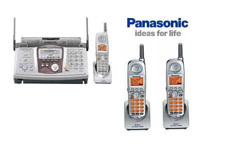 Panasonic KX FPG391 5.8 GHz Fax Copier Phone System with 3 Handsets