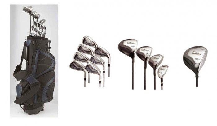 Pro Concepts 17 Piece Men's Golf Set Combo