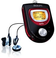 Philips SA235 128MB Digital Audio Player, Recorder and Digital FM Tuner with headphones