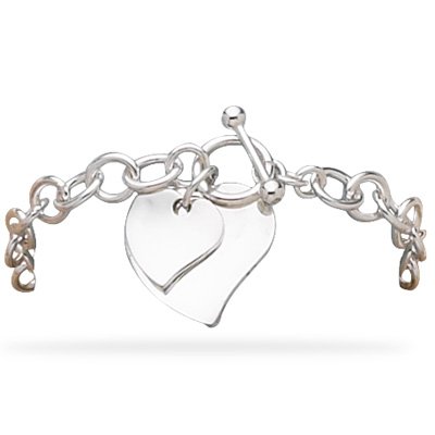 Double Polished Heart Link