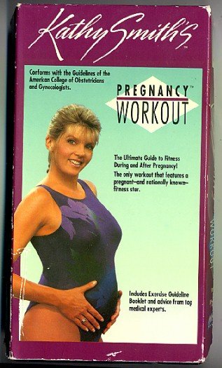 Kathy Smith Pregnancy Workout VHS Exercise Tape