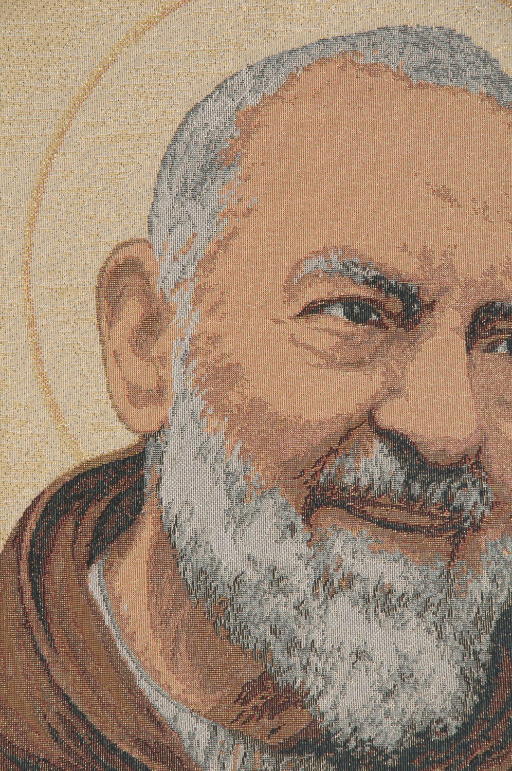 Saint Padre Pio Italian Wall Tapestry Small 18in X 26in SOWA 9272