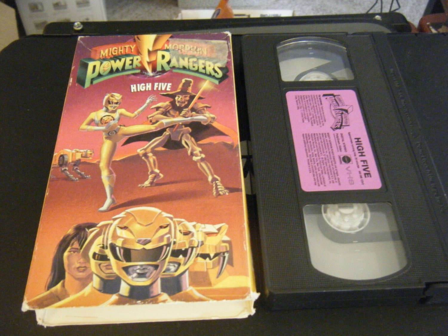 Mighty Morphin Power Rangers High Five VHS 1993