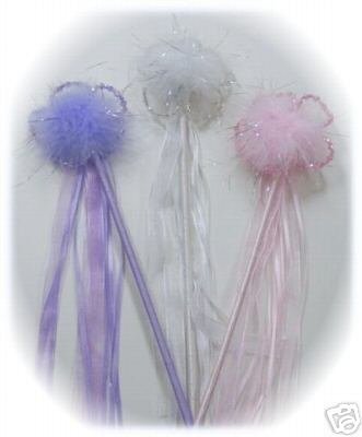 Beaded flower wand