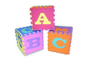 PLAY MAT Kids Learning Alphabet Play Mat Interlocking Tiles A-Z