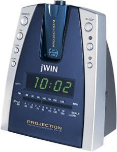 JWIN JL707 PROJECTION & LED ALARM CLOCK RADIO