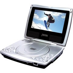 JWin JDVD-760 7'' TFT LCD Portable DVD Player