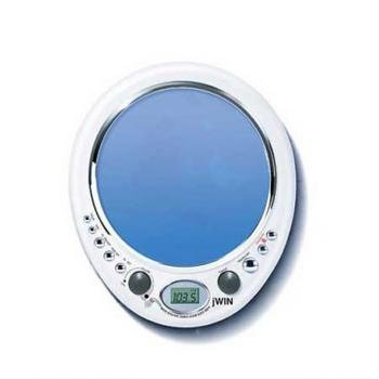jWIN JX-M55 Shower AM/FM Radio with Mirror