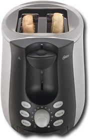 Oster 2-Slice Toaster - Black/Stainless-Steel