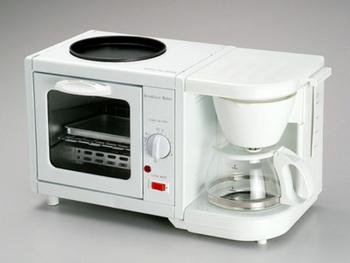EMATIC 3 in 1 Breakfast Maker Kitchen with Coffee Kettle