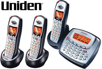 Uniden TRU8885-3HS 5.8GHz Digital Expandable System with Digital Answering System and Caller ID