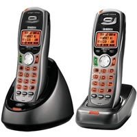 5.8 GHz 2 Handset Digital Expandable Phone System, 10 Handset Expandability,