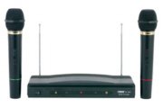 NAXA NX984 PROFESSIONAL DUAL WIRELESS MICROPHONE KIT