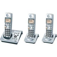 PANASONIC KX-TG1033-S DECT 6.0 EXP 3 HANDSET CORDLESS W/ ANSWERING SYSTEM