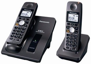 PANASONIC KX-TG6022B 5.8 GHZ DUAL HANDSET EXPANDABLE TELEPHONE SYSTEM