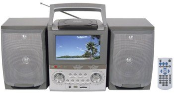 Naxa NX-429 PORTABLE DVD MICRO SYSTEM WITH 7" TFT LCD SCREEN