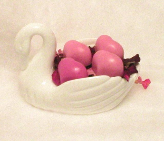 White Swan with a Heart