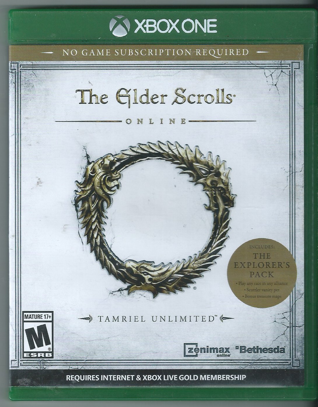 The Elder Scrolls Online Tamriel Unlimited Xbox One 2015