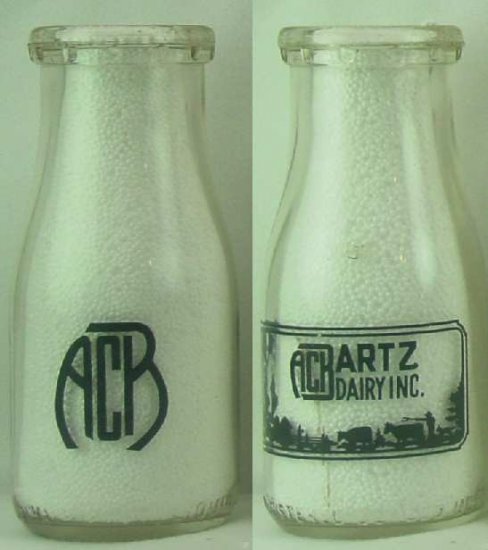 A. C. BRATZ DAIRY INC. Milk Bottle Pyr Rd HP p224read FAQ â Milk Bottles â more .