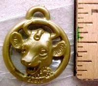 ELSIE BORDEN PLASTIC CHARMS TWO ITEMS DULL FINISH ncs2 MORE . . . .