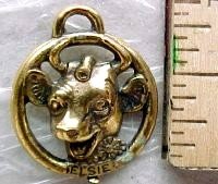 ELSIE BORDEN PLASTIC CHARMS TWO ITEMS SHINEY FINISH ncs3 MORE . . . .