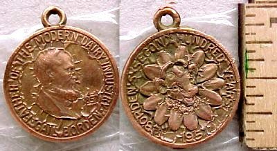 ELSIE AND GAIL BORDEN PLASTIC CHARM GETTING RARER EACH DAY ncs4 MORE . . . .