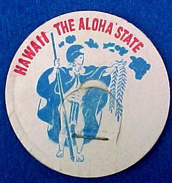 Hawaii the Aloha state, MILK BOTTLE CAPS, State Cap sp4-read FAQ more .. . .